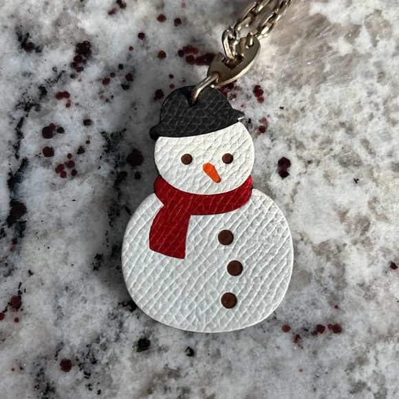 Hermes snowman bag charm keychain - Picture 3 of 7